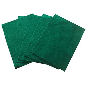 9x12 green felt sheets