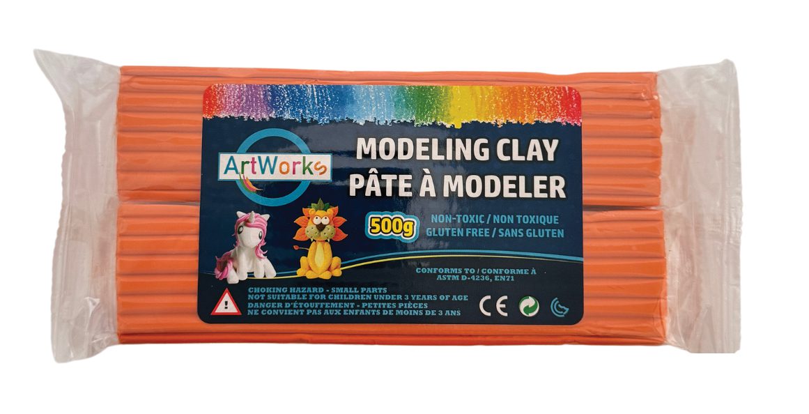 Orange Modeling Clay - DBLG Import